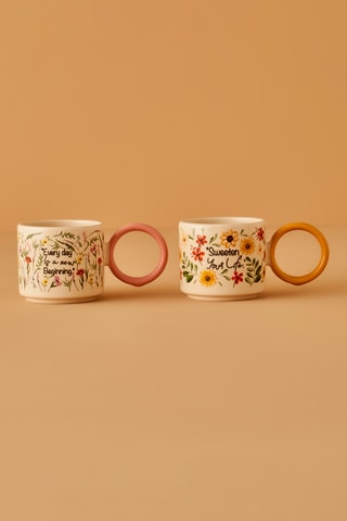 2 tasses à thé en céramique - 270 ml