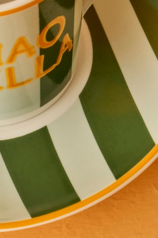 2 tasses à expresso en porcelaine - 90 ml