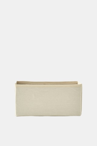 Panier organiseur pliable Ella - 28 x 13 x 13 cm - Beige