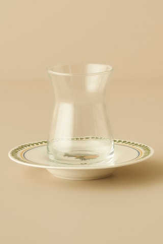 6 verres à eau en porcelaine - 170 ml