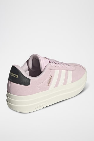 Baskets plateformes en nubuck Court - Rose