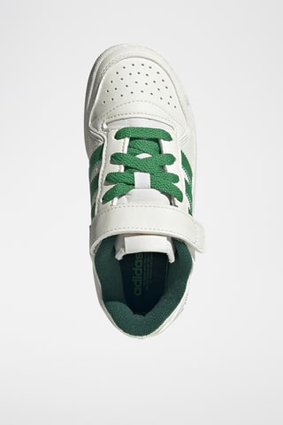 Chaussures de basketball en cuir Forum Low C - Blanc