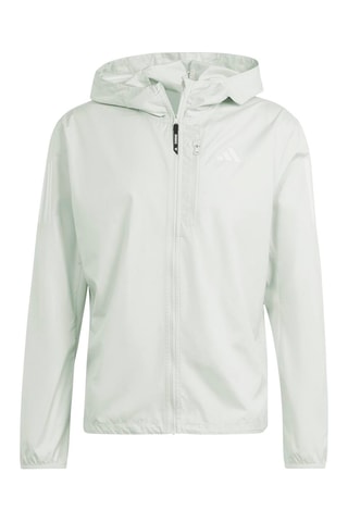 Veste de running à capuche Otr - Vert d'eau