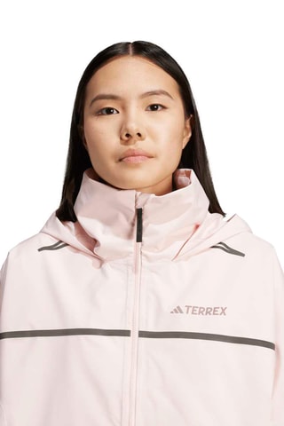 Veste à capuche de randonné - Rose