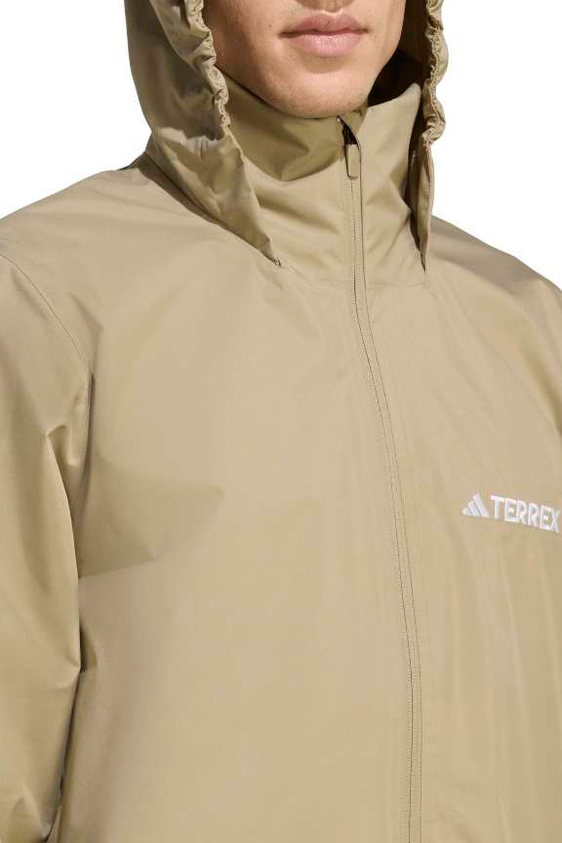 Chaqueta de senderismo con capucha - Verde claro