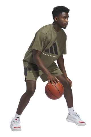 T-shirt loose de basketball - Vert olive