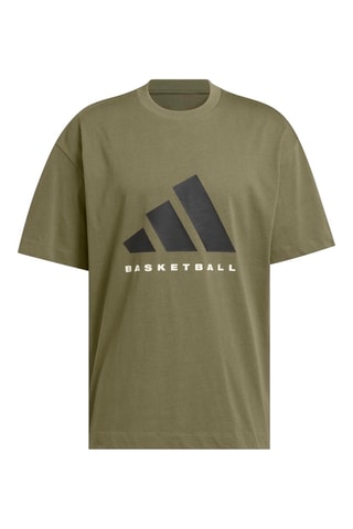 T-shirt loose de basketball - Vert olive