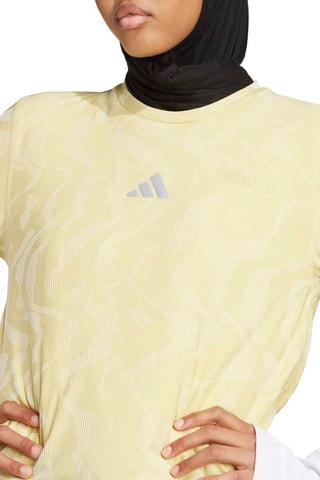 T-shirt regular de running - Jaune