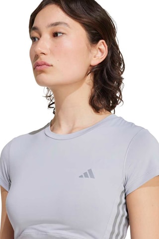 T-shirt tight d’entraînement Shine Baby - Gris