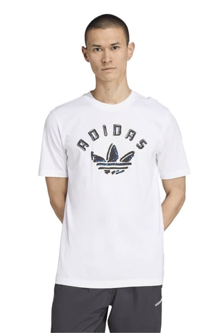 T-shirt loose Graphic Tee - Blanc