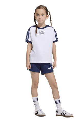 T-shirt loose et short regular Alice au pays des merveilles Disney - Blanc et bleu marine