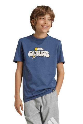 T-shirt regular d’entraînement Doodle Pack - Bleu cobalt