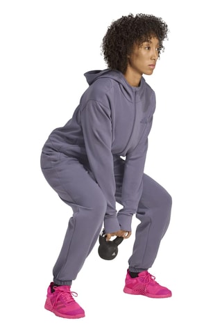 Sweat d’entraînement à capuche - Violet