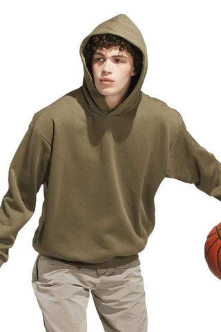 Sweat polaire de basketball à capuche - Kaki