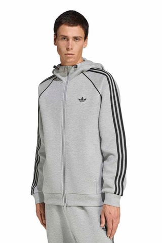 Sweat à capuche Spacer - Gris chiné