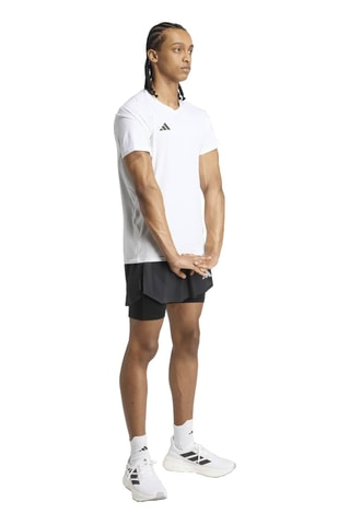 Short regular de running Adi365 - Noir