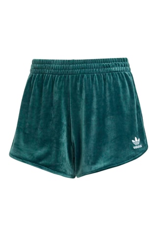 Short regular en velours Ess - Vert foncé
