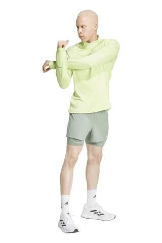 Short regular de running 2-en-1 Hivis - Vert d’eau