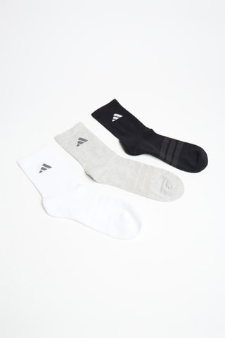 3 paires de chaussettes - Blanc et gris
