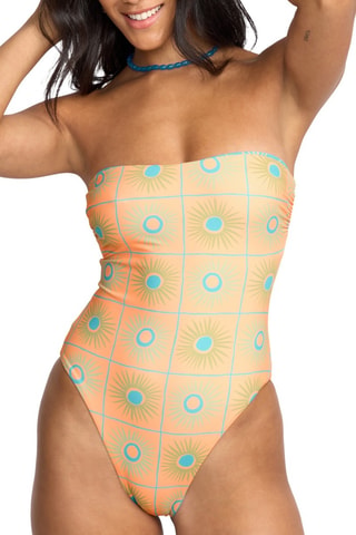 Maillot 1 pièce réversible Show Me Sun - Saumon - Billabong
