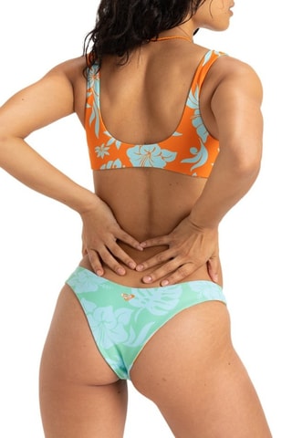Haut de maillot réversible - Orange et ciel - Roxy