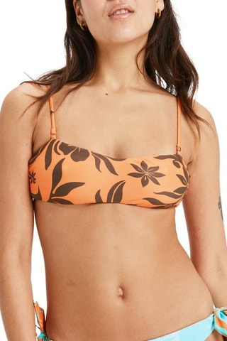 Haut de maillot réversible - Orange et marron - Roxy