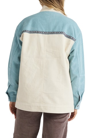 Veste en velours Set The Wave - Bleu clair et beige - Billabong