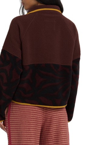 Veste polaire Popoyo Snap Up - Marron - Billabong