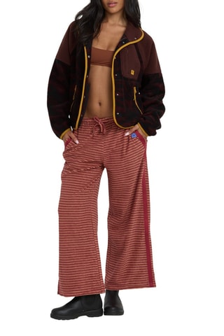 Veste polaire Popoyo Snap Up - Marron - Billabong