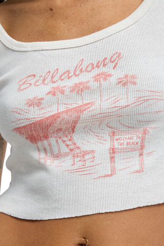 Crop top In my dreams - Blanc - Billabong