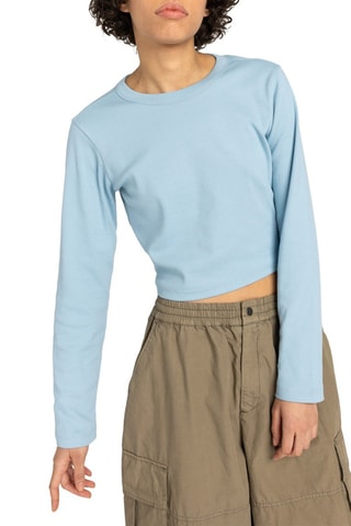 Crop top en coton biologique Icon - Ciel - Element