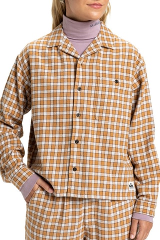 Surchemise regular Penarek - Marron clair - Quiksilver