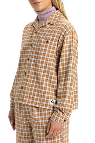 Surchemise regular Penarek - Marron clair - Quiksilver