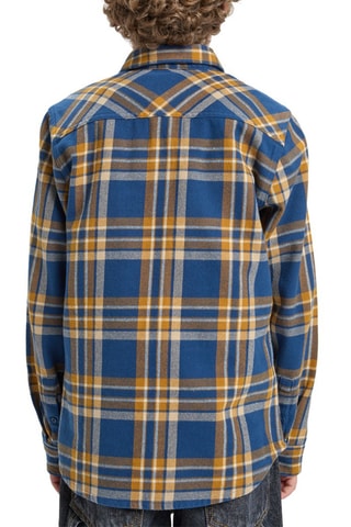 Chemise Marshal Flannel - Bleu cobalt et orange - DC Shoes