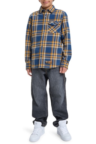Chemise Marshal Flannel - Bleu cobalt et orange - DC Shoes