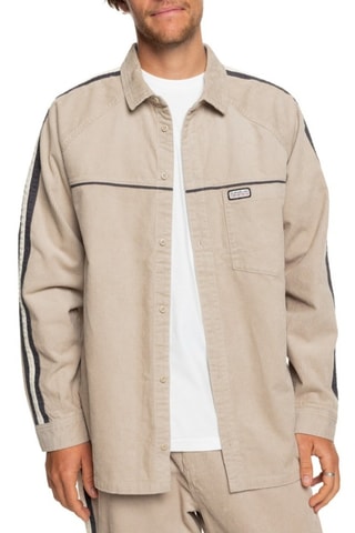 Chemise en velours - Beige - Quiksilver