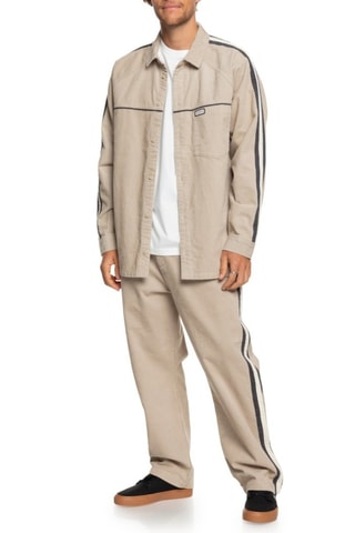 Chemise en velours - Beige - Quiksilver
