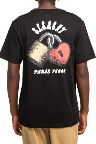 T-shirt regular en coton biologique Mainline - Noir - Element