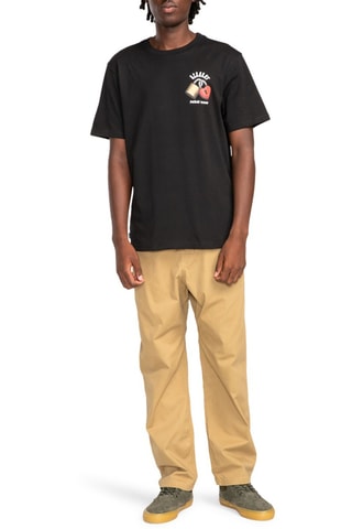 T-shirt regular en coton biologique Mainline - Noir - Element