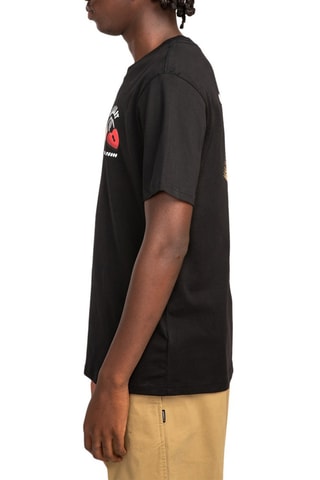T-shirt regular en coton biologique Mainline - Noir - Element