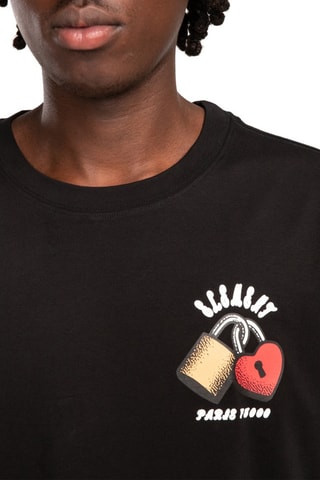 T-shirt regular en coton biologique Mainline - Noir - Element