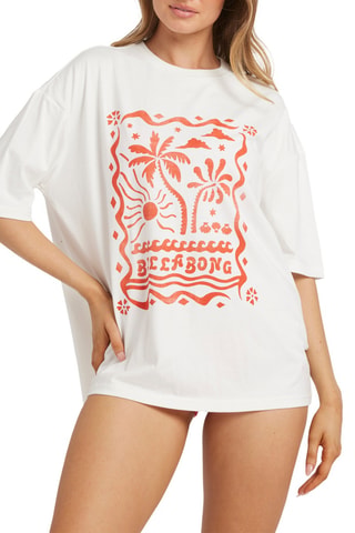 T-shirt oversize Sol Del Sur - Blanc - Billabong