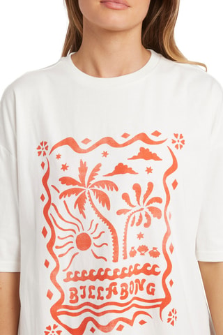 T-shirt oversize Sol Del Sur - Blanc - Billabong
