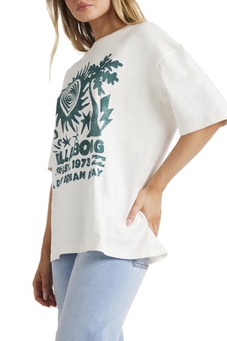 T-shirt oversize True boy - Blanc - Billabong