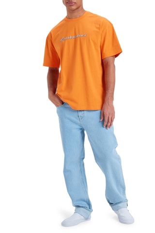 T-shirt oversize Mercury Chrome Oldenglish - Orange - Quiksilver