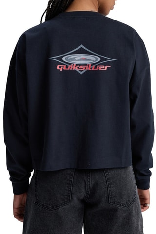 T-shirt oversize en coton biologique Archive - Noir - Quiksilver