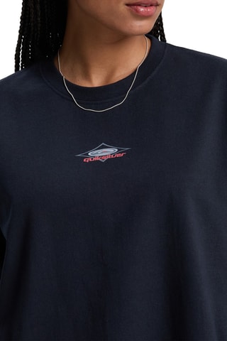 T-shirt oversize en coton biologique Archive - Noir - Quiksilver