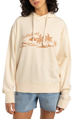 Sweat à capuche Beach tropics - Blanc - Billabong