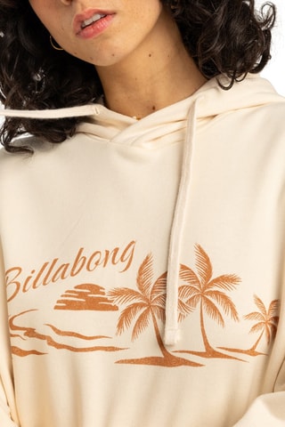 Sweat à capuche Beach tropics - Blanc - Billabong