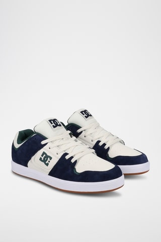 Baskets en cuir - Blanc et bleu marine - DC Shoes